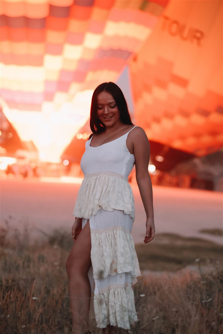 Juana at sunrise